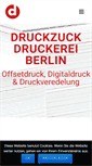 Mobile Screenshot of druckzuck.de